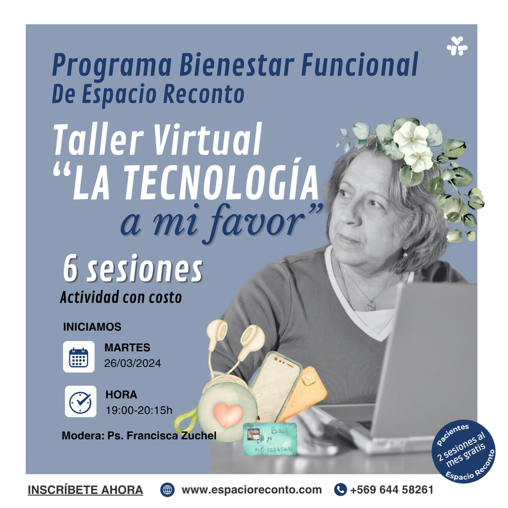 Taller "La Tecnología a mi favor"