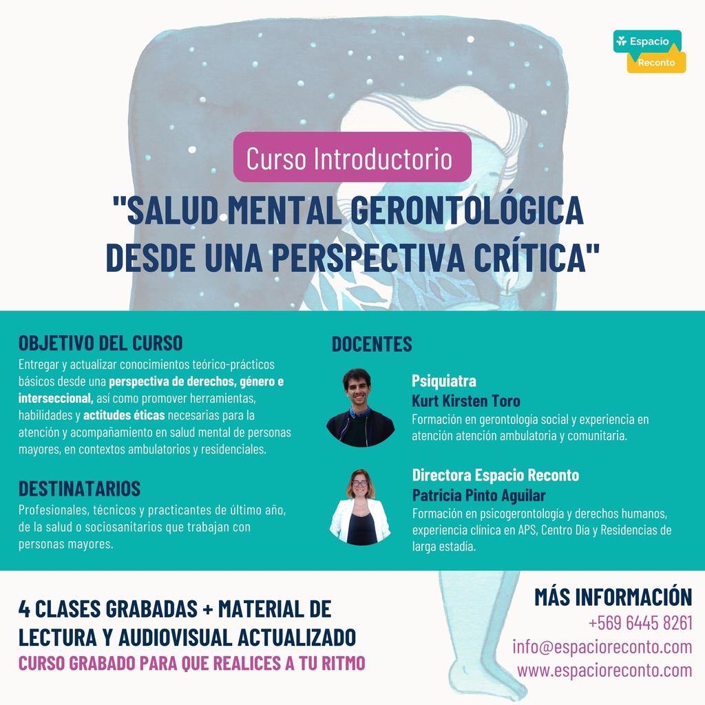 Introducción Salud Mental Gerontológica en Espacio Reconto