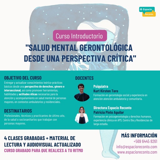 Introducción Salud Mental Gerontológica en Espacio Reconto